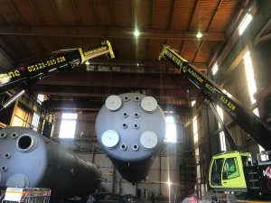 K&W Autokrane Industriemontage